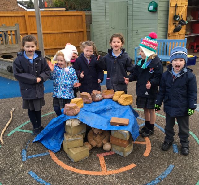 Pre-Prep pupils at Dame Bradbury's