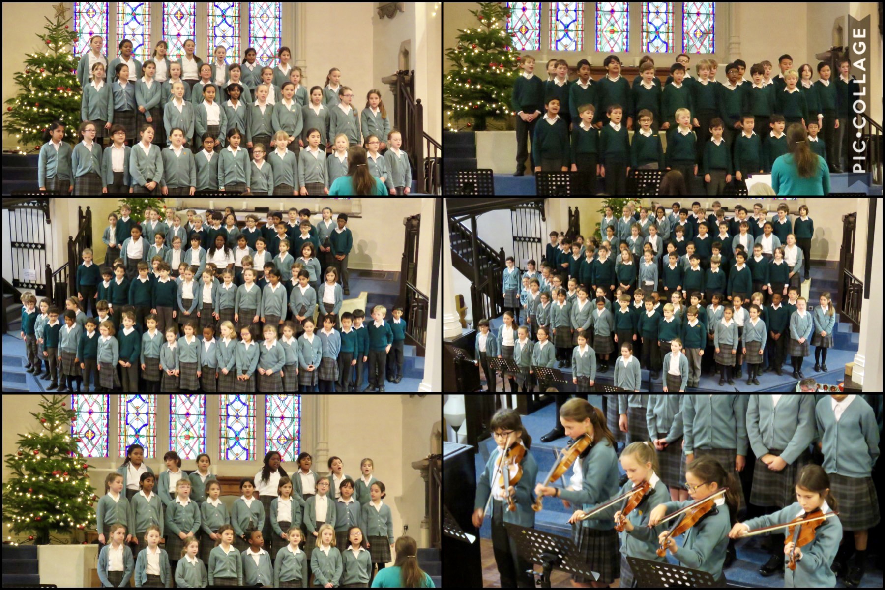 Singers at JS Carol Concert