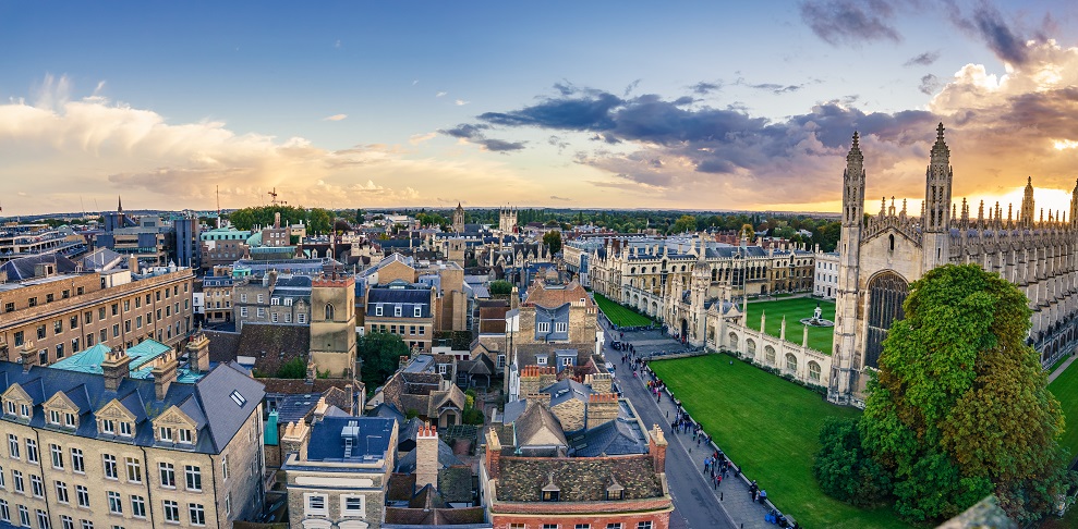 Image of Cambridge to illustrate link to 'Community Partnerships' page