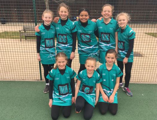 U11 netball team