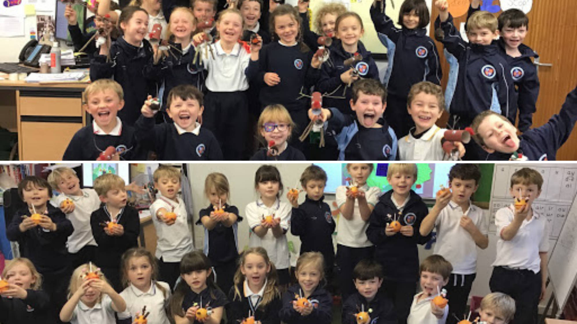 Year 2 had fun creating Christmas decorations!