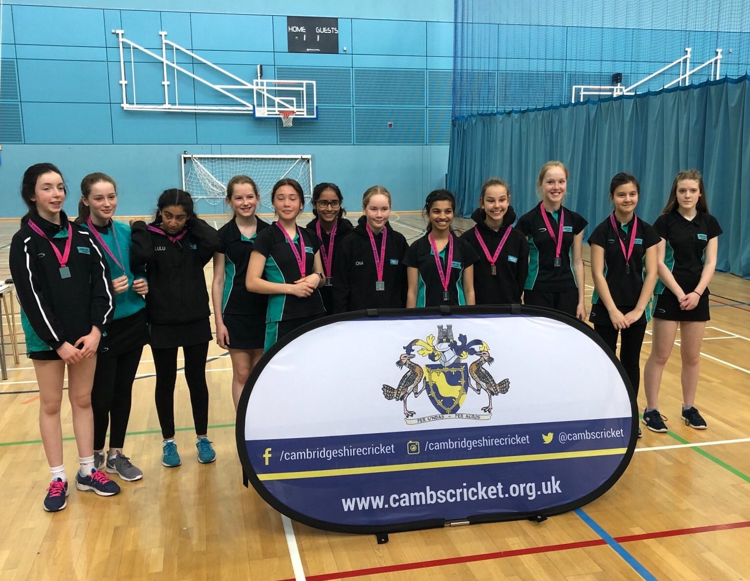 Indoor cricket team played in the annual Lady Taverners County Cricket Tournament