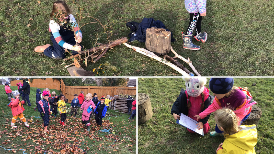Year 1 enjoyed the changing of the seasons at Forest School
