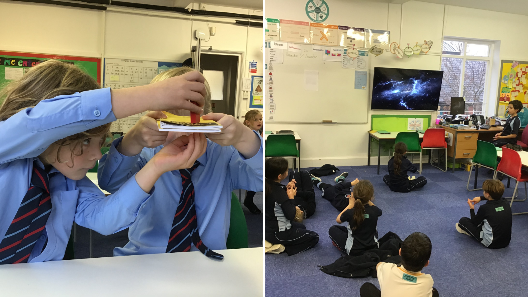 The class explored magnets this term