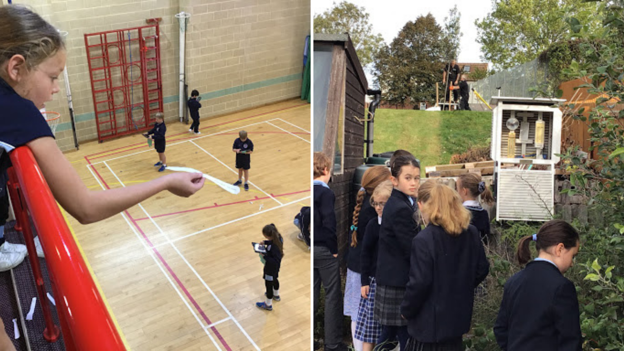 Year 4 used the weather station as part of their 'Keeping Warm' topic