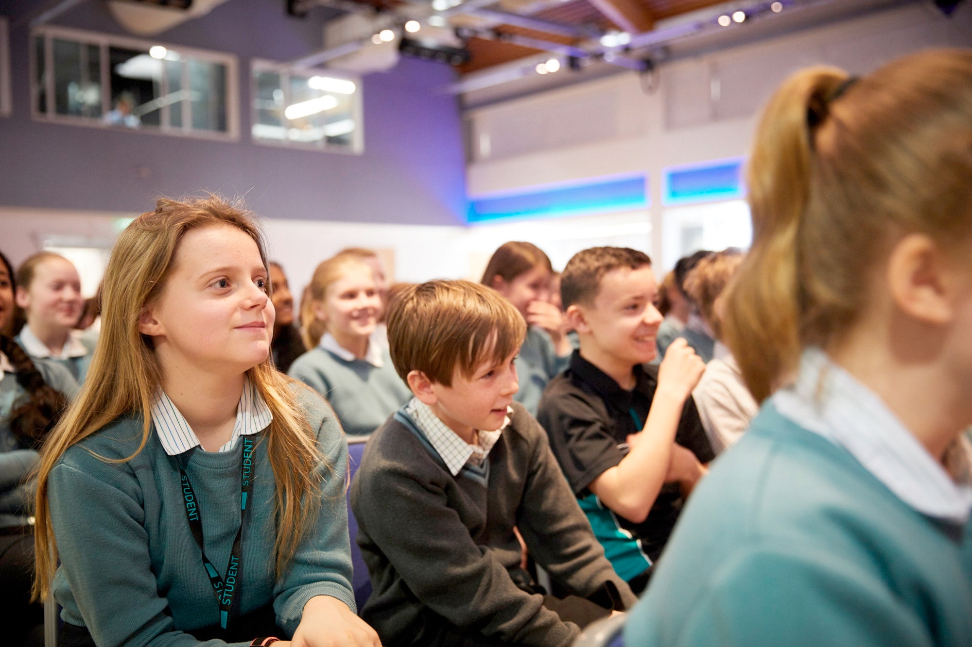 Image of students in assembly to illustrate link to 'Non-examined curriculum' page