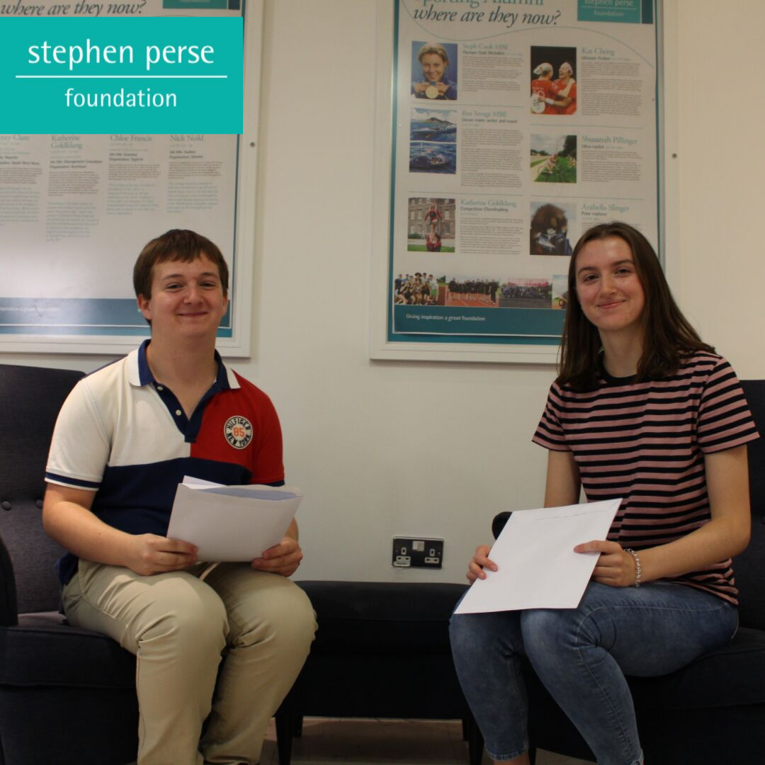 Harry, who achieved 2 A*s and 2 As, and Phoebe who achieved 3A*s and 1 A