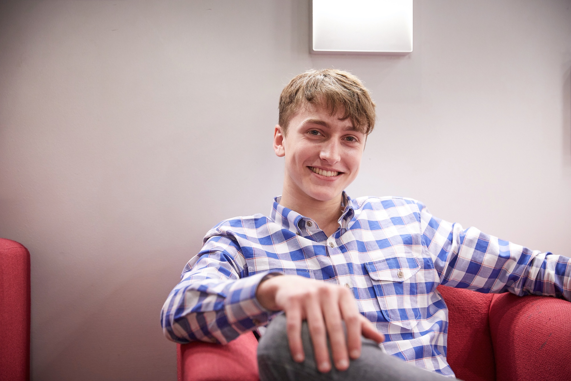 Image of student to illustrate link to 'Service and charity' page