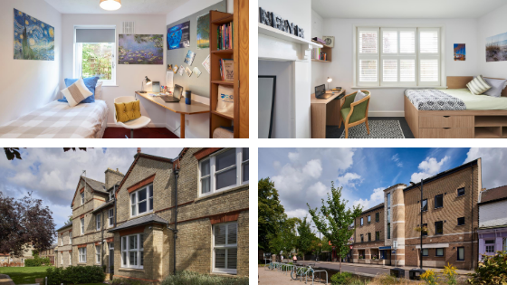Boarding house exterior and interior views