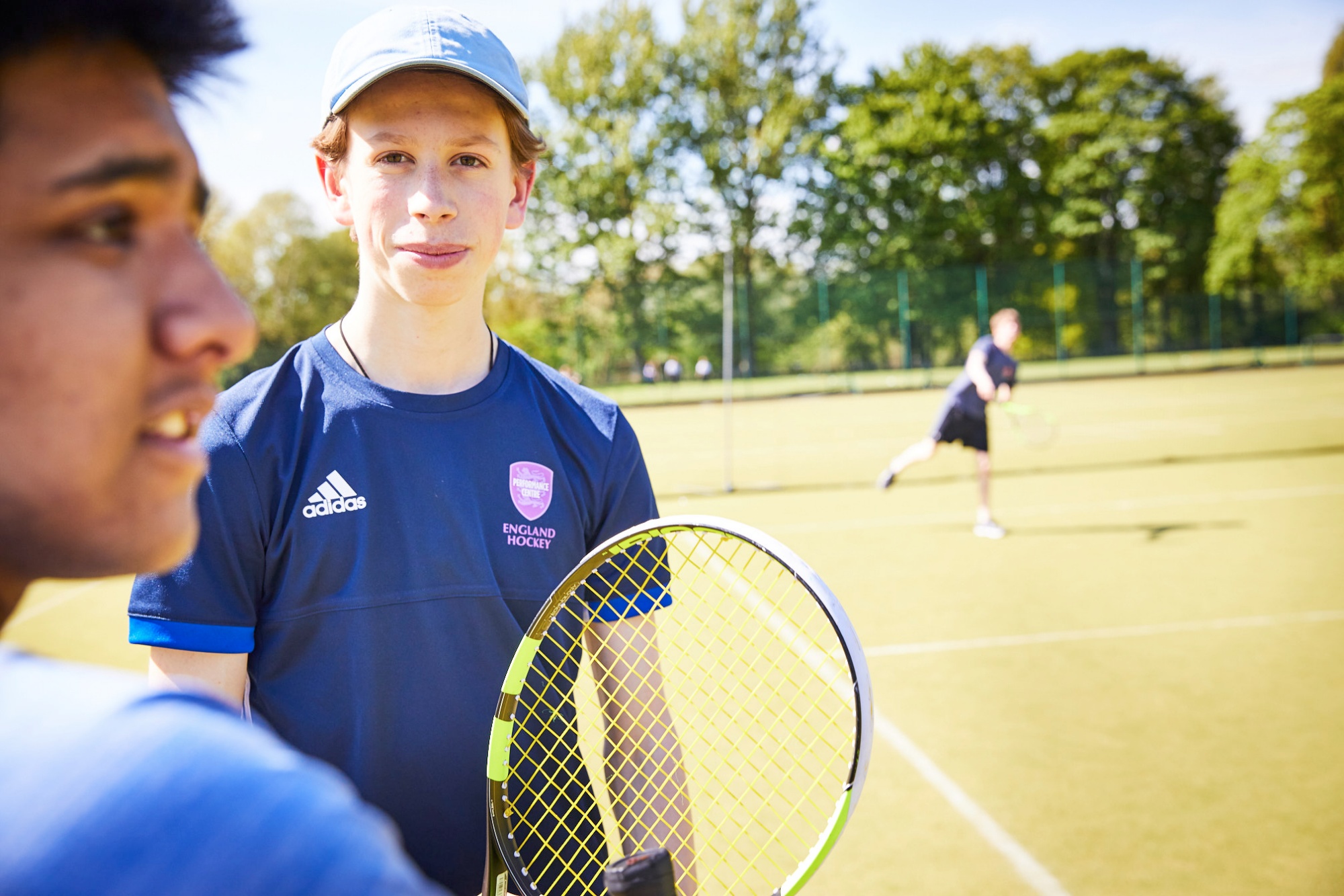 Image of students playing sport to illustrate link to 'Sport' page