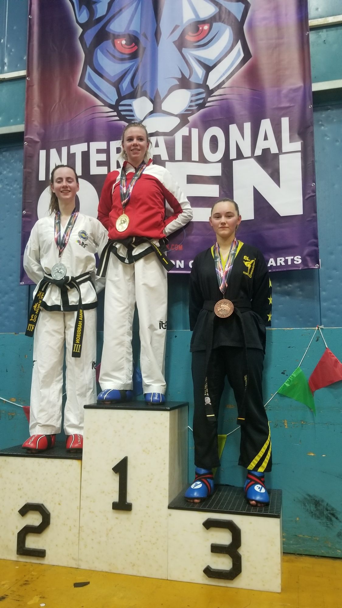 Anna with bronze medal