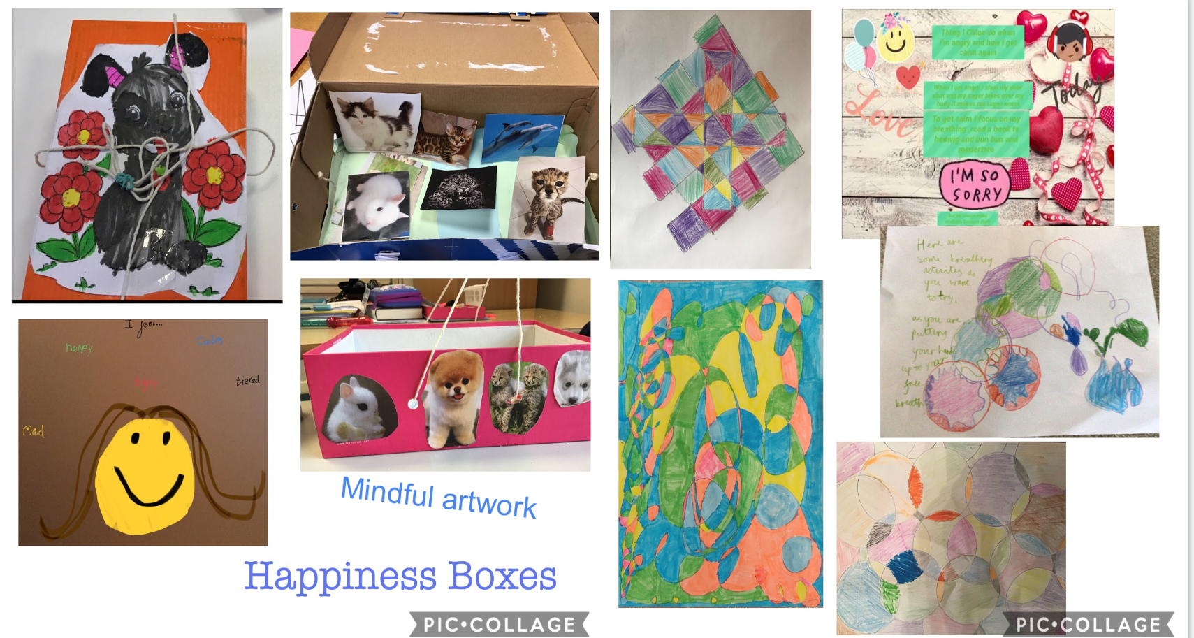 Year 3 think about how they express themselves as part of Mental Health Week