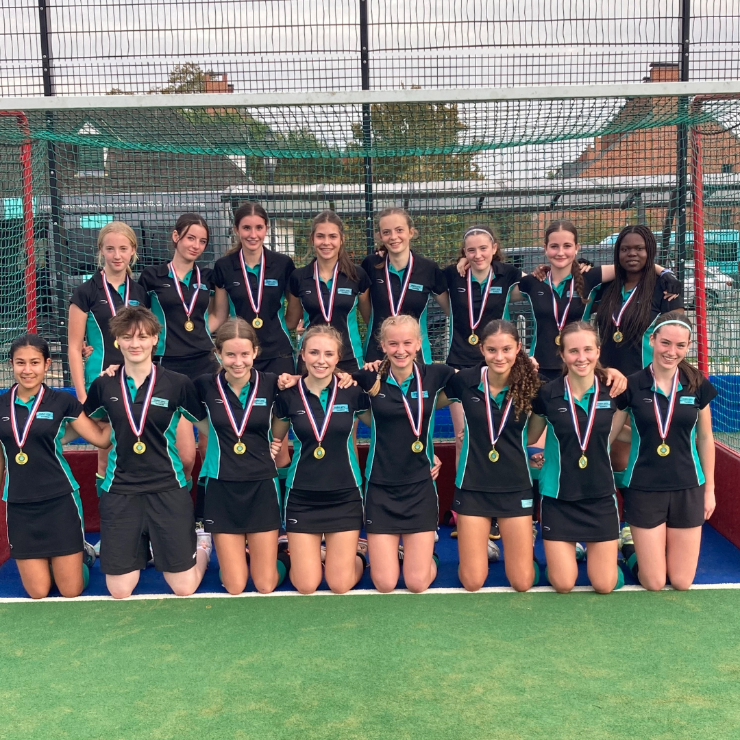 U16 County Champions and Regional Qualifiers, girls hockey team, Stephen Perse Cambridge