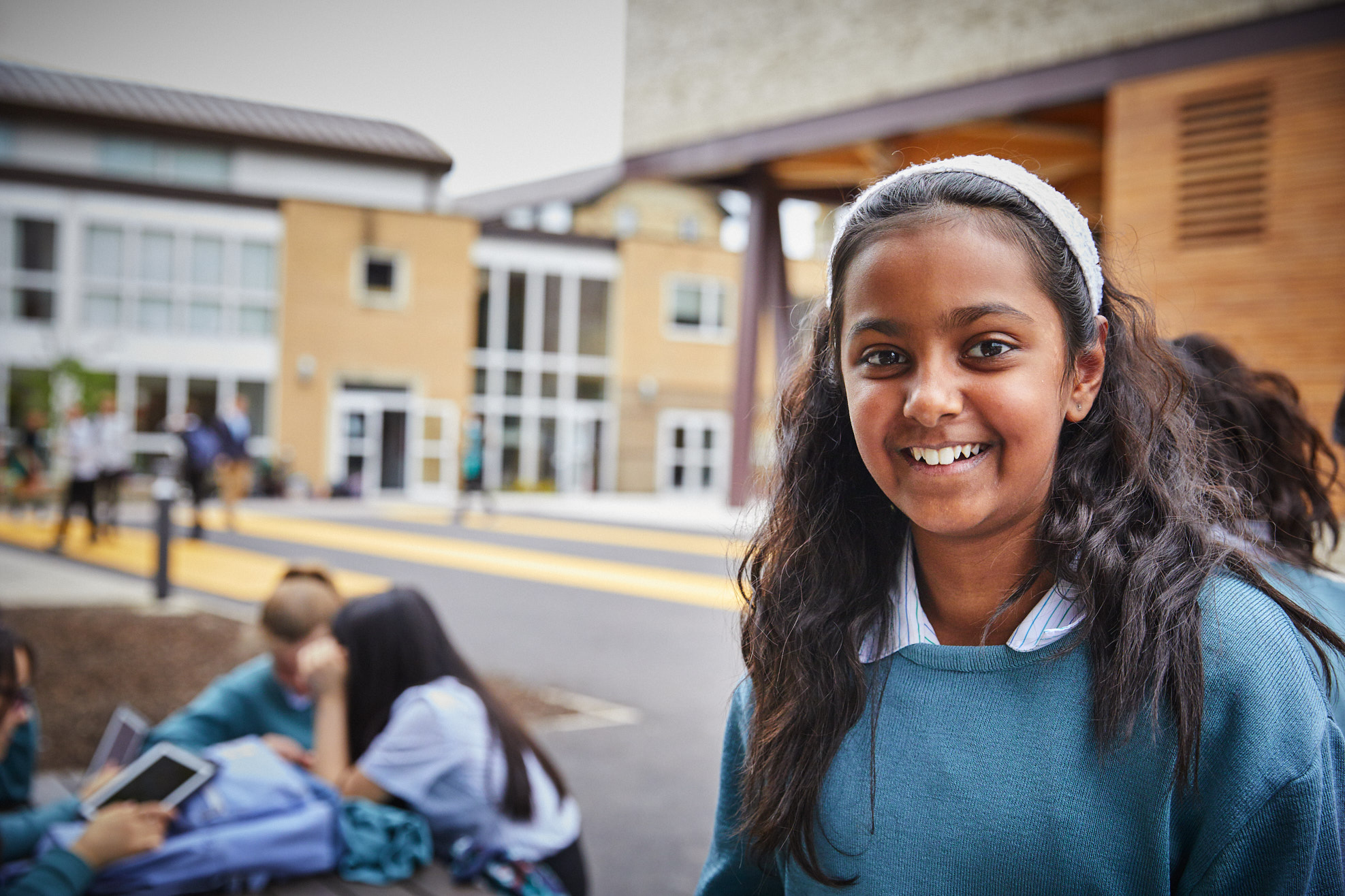 Image of students in playground to illustrate 'Open Events' page