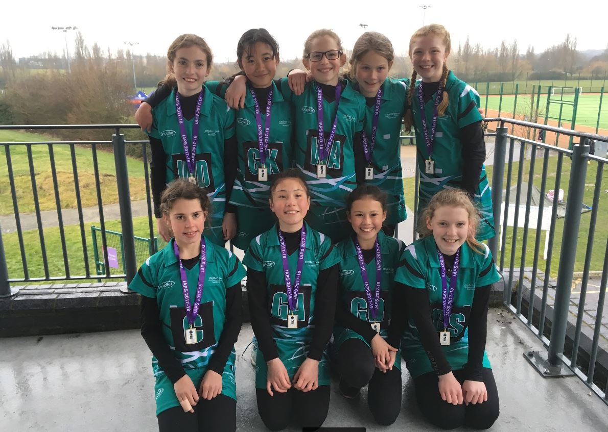 U11 IAPS netball national finals squad