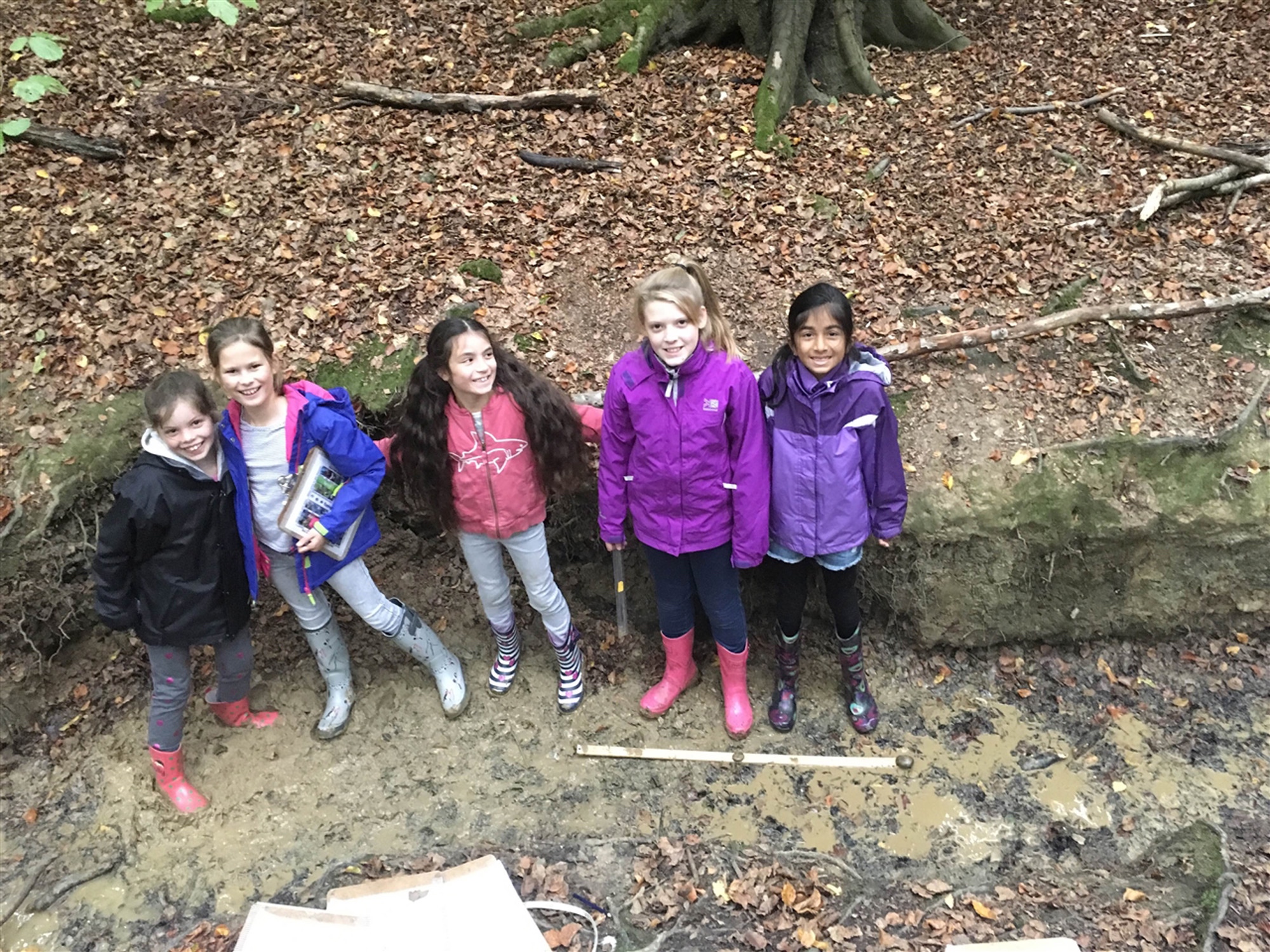 Image of pupils on residential trip to illustrate link to 'Residential trip' page