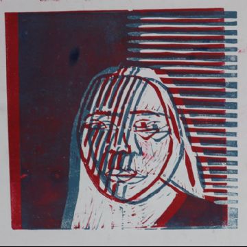 JuliaHredandbluelinoprint