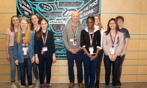 Latest News » Year 10 students challenged to program Amazon's Alexa at Cambridge Development Centre
