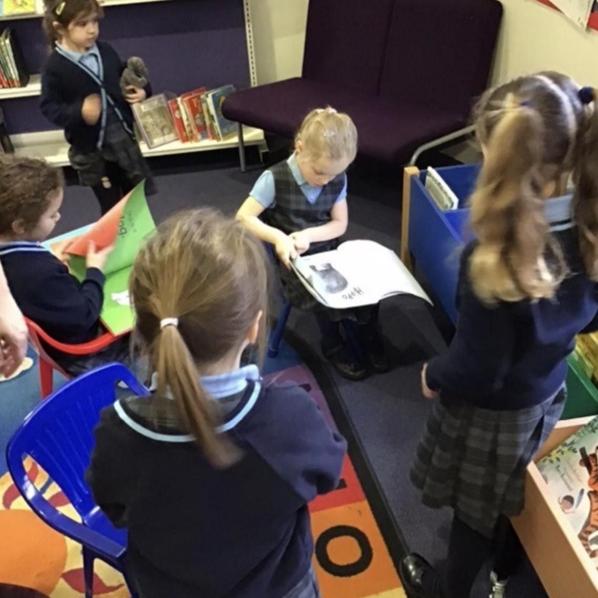 Reception visit Saffron Walden Library Stephen Perse Foundation