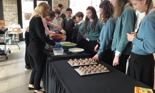 Latest News » Chartwells hold session with Year 8 about nutrition so they can make healthier choices