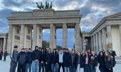 Students on their History Trip to Berlin